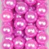 rijgparel oud roze 14 mm