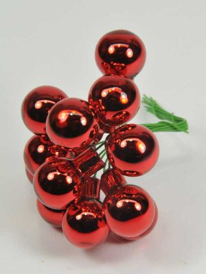 kerst-glasballetjes-glanzend rood-kerstdecoratie-artikel