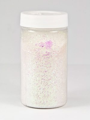 glitterpoeder wit