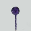 decoratiespeld paars glitter 7 mm