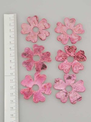 Berkenschors bloem roze - 6 stuks