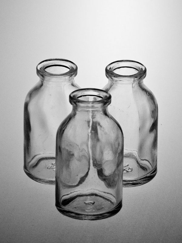 Glazen mini-flesjes