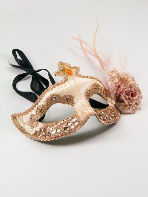 Masker met strass steentjes-0