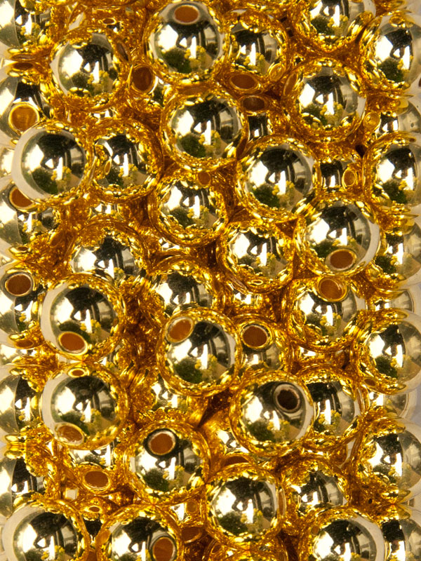 rijgparels metallic goud