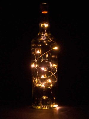 LED lichtjes voor in een fles