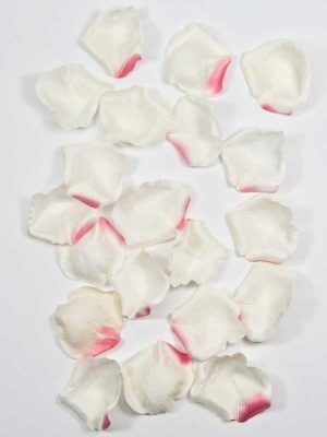 rozenblaadjes ivoor met roze