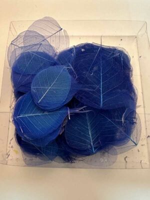 skeletblad blauw doos 200 stuks