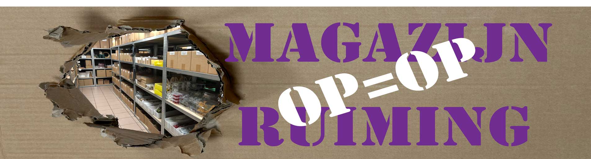 magazijn opruiming