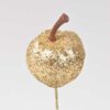 glitter appel voor in kerstdecoratie 2,8 cm