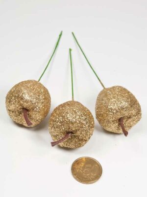 glitterappels goud vergeleken met 50 ct