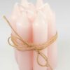 licht roze kaarsen van 11cm setje van 7