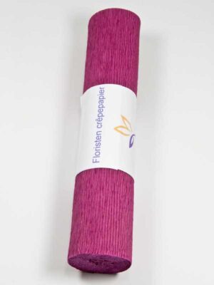 crêpepapier-donkerroze