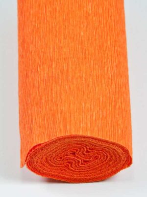 crêpepapier-lichtoranje
