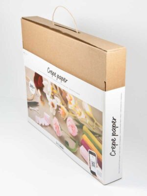 Maxi hobbyset crepepapieren bloemen in doos