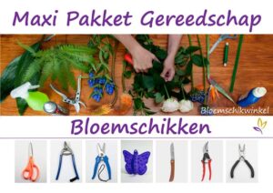 Maxi pakket gereedschappen voor bloemschikken