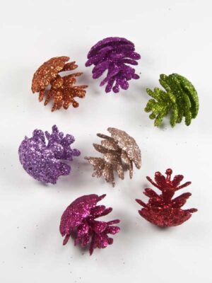 glitter-dennenappel-kleurenmix-klein
