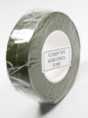 bloementape-papier-mosgroen-2-stuks